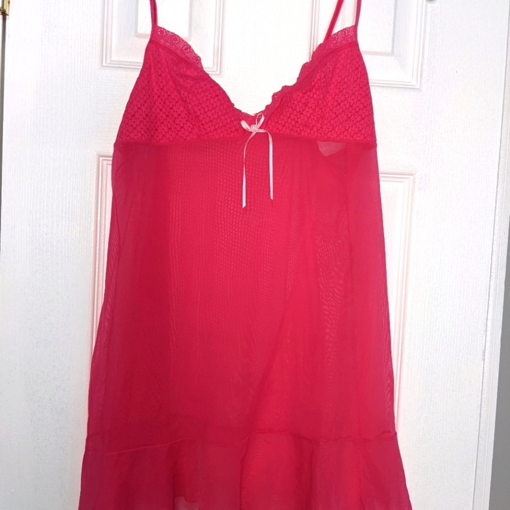 Y2K Victoria's Secret short pink babydoll L